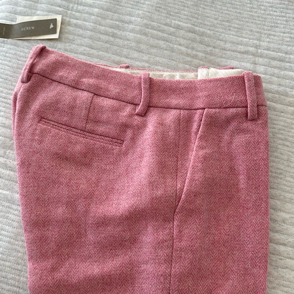 J Crew pink wool trouser size 0 - Picture 5 of 6